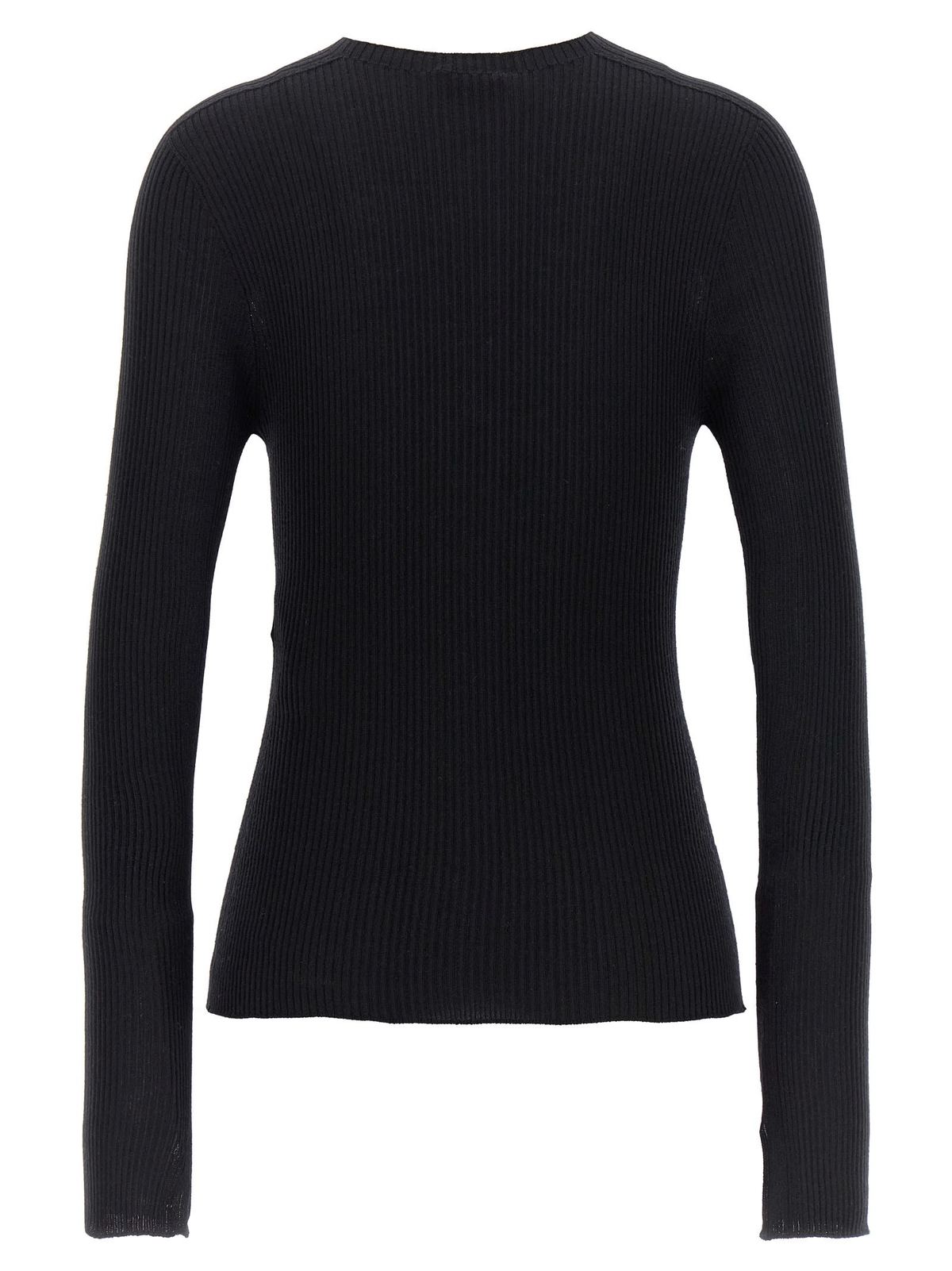 Lanvin Ribbed Sweater - Black - Image 2 of 4