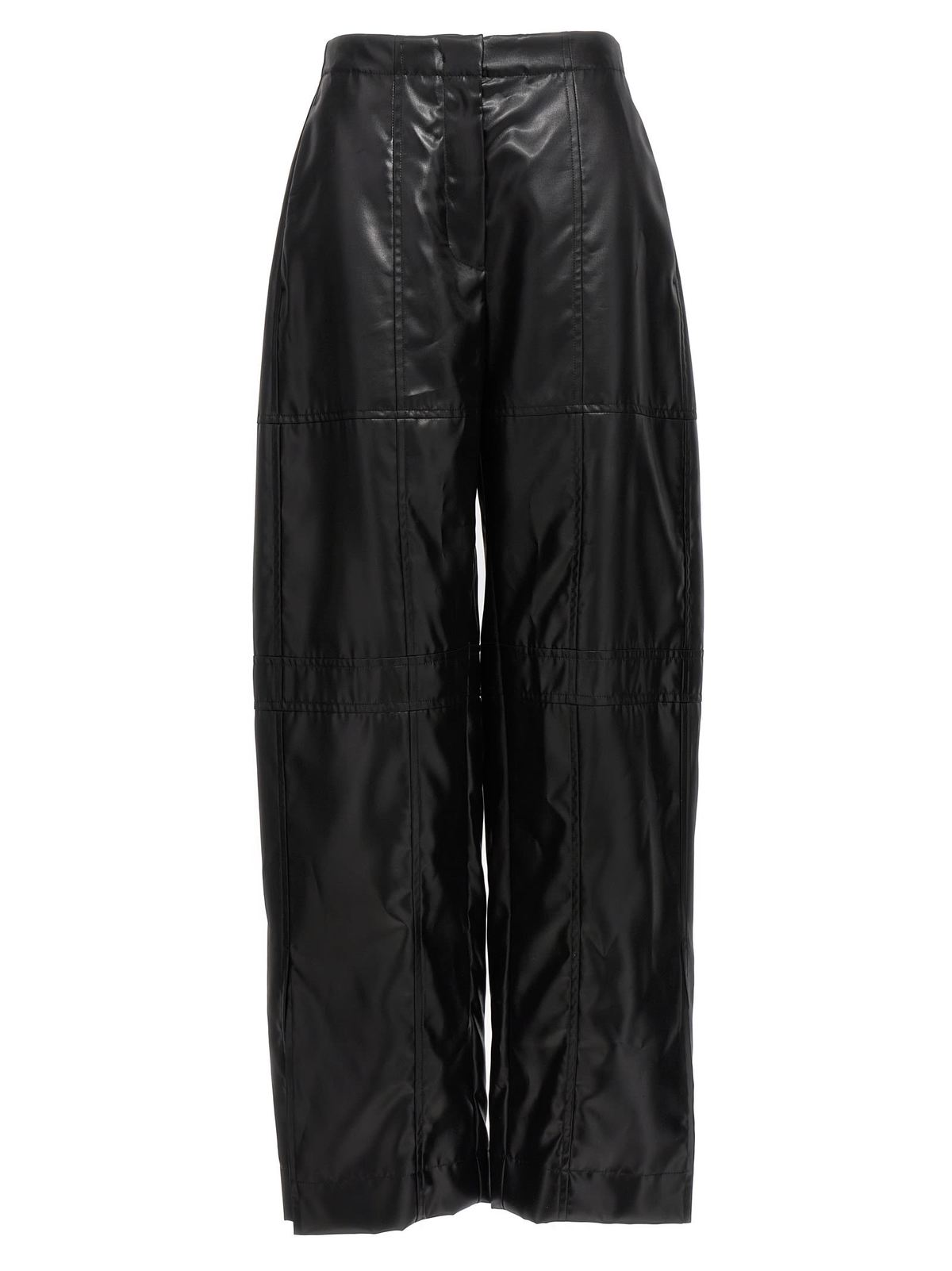 Jil Sander Coated Pants - Black - Image 1 of 4