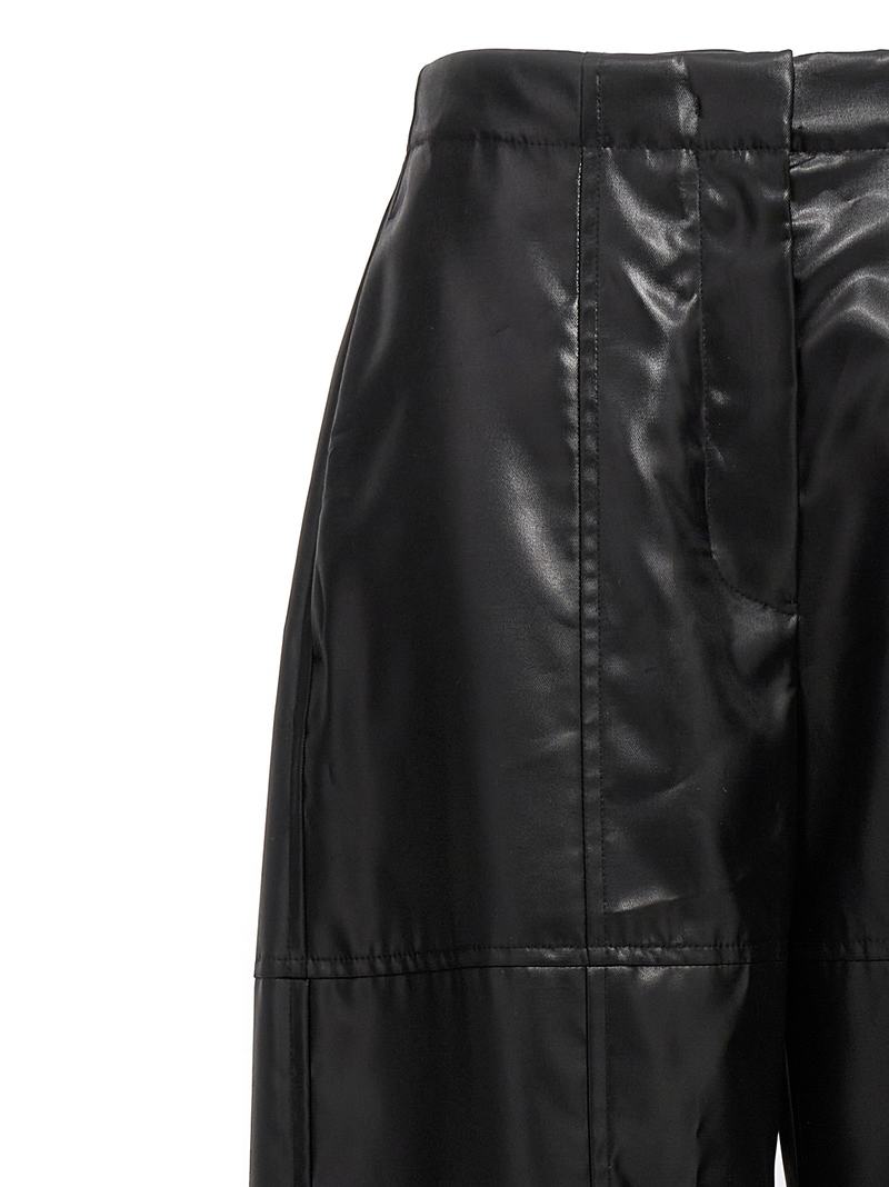 Jil Sander Coated Pants - Black