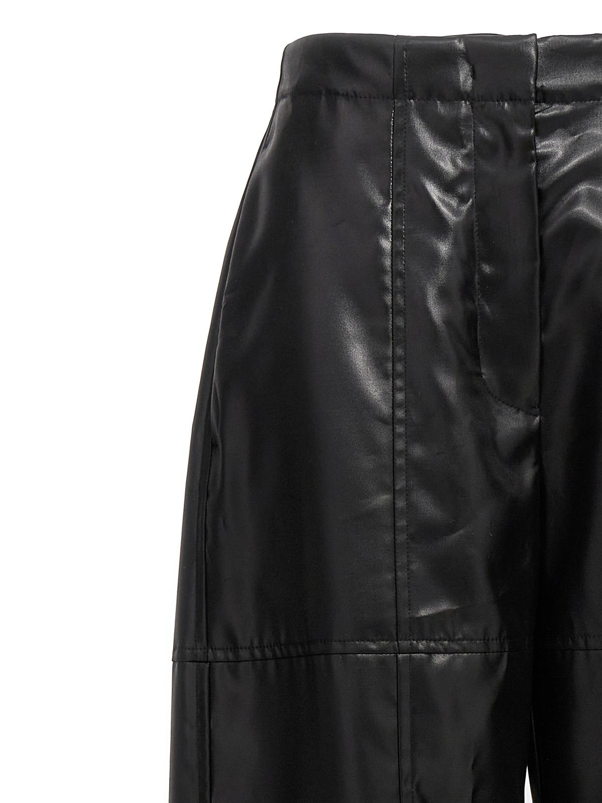 Jil Sander Coated Pants - Black - Image 3 of 4