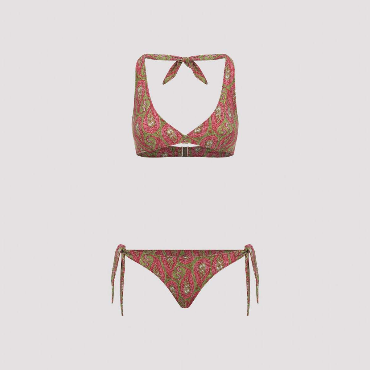 Etro Paisley Foliage Bikini - Green - Image 1 of 5