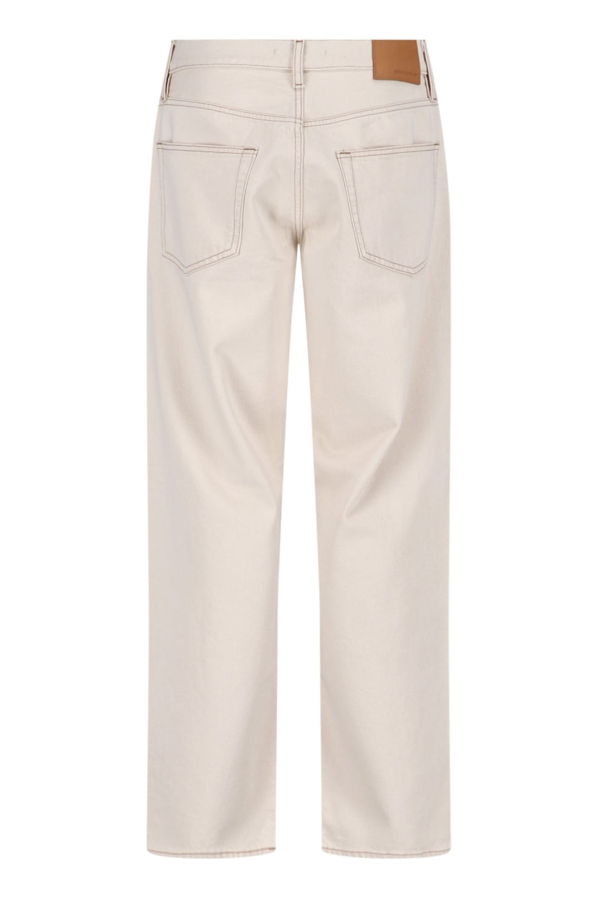 Sunflower Straight Jeans - Cream