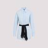 MM6 Maison Margiela Cotton Shirt - Light Blue - Thumbnail 3