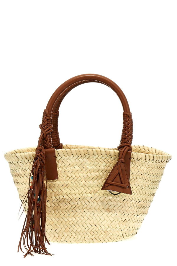 Alanui Icon Palm Leaf Tote Bag - Brown
