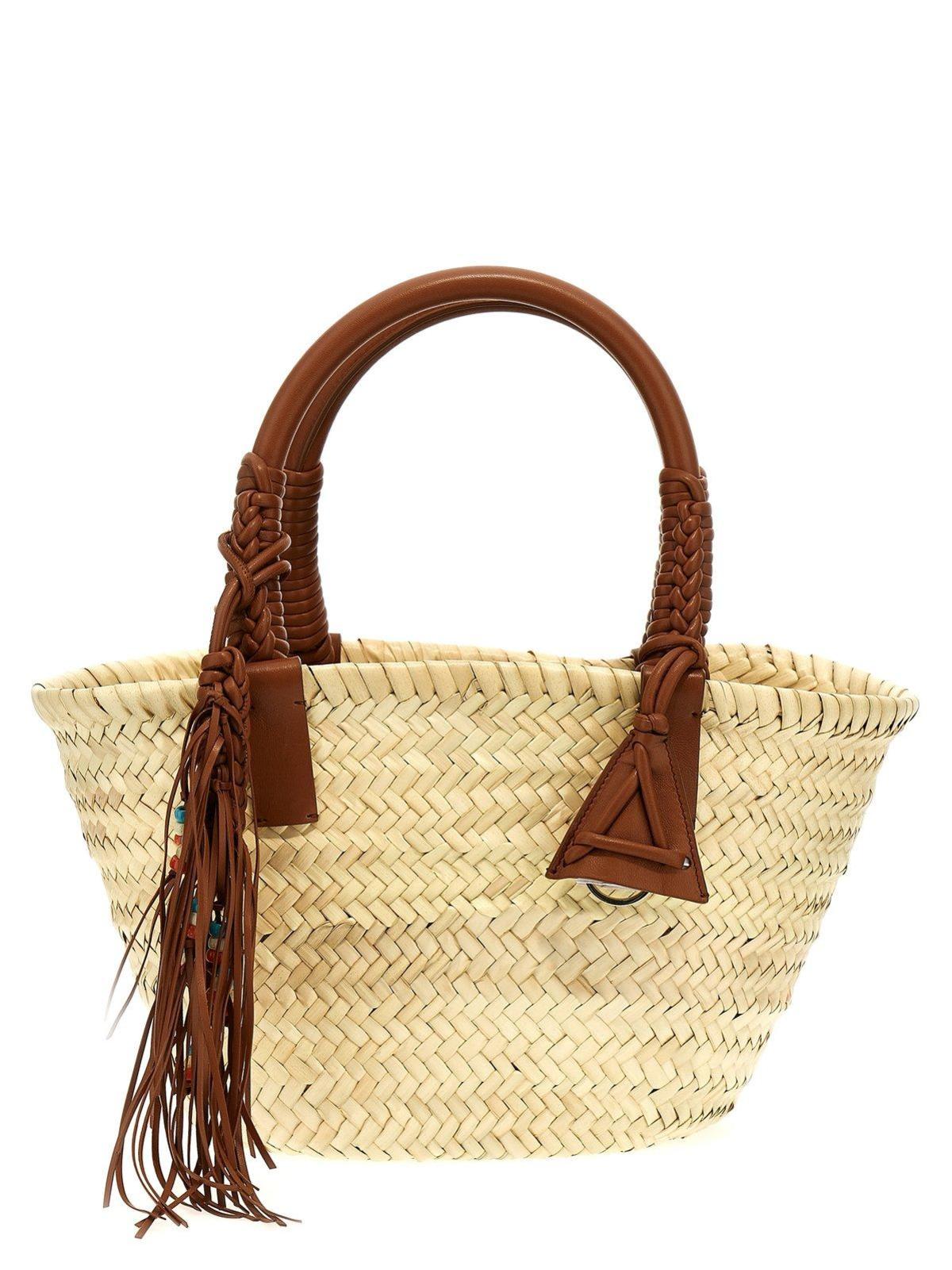 Alanui Icon Palm Leaf Tote Bag - Brown - Image 1 of 4