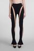 Mugler Mesh Insert Leggings - Black - Thumbnail 1