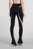Mugler Mesh Insert Leggings - Black - Thumbnail 3