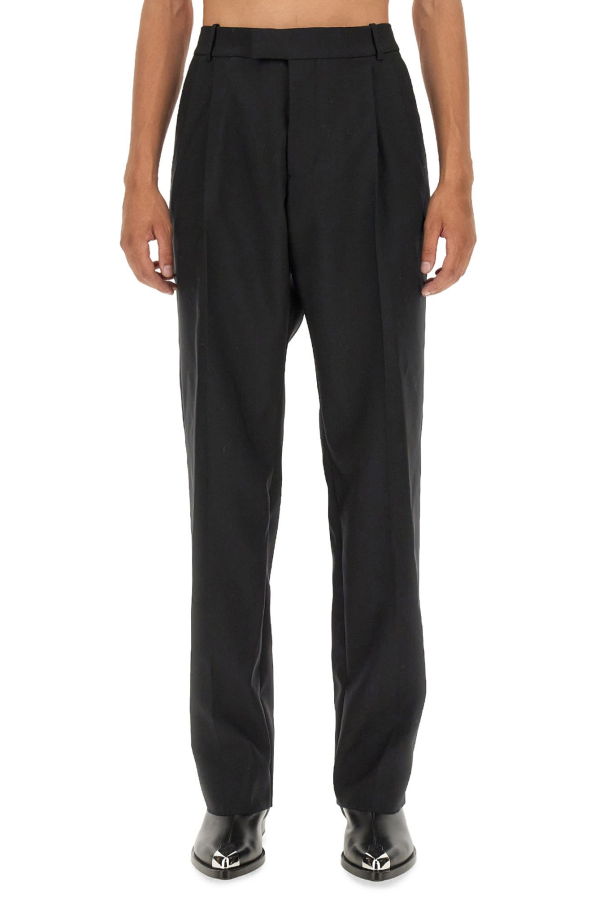Alexander McQueen Wool Pants - Black