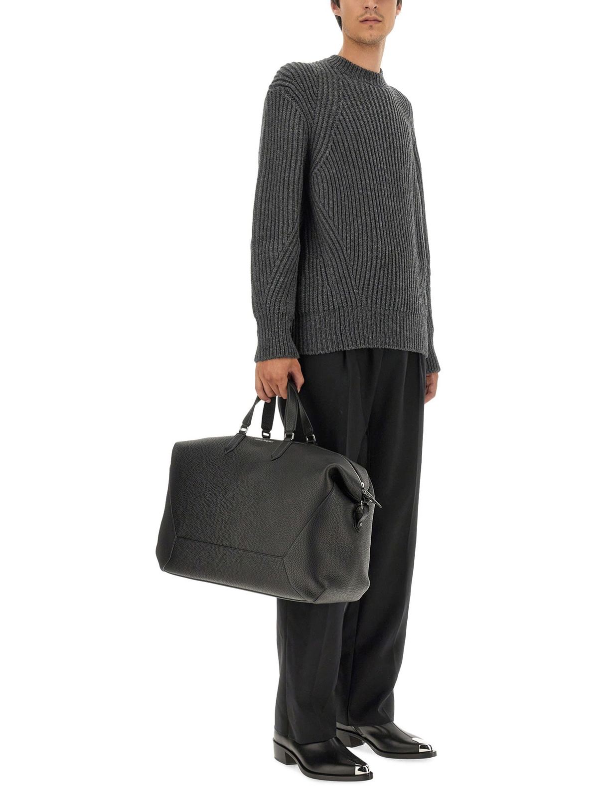 Alexander McQueen Wool Pants - Black - Image 3 of 4