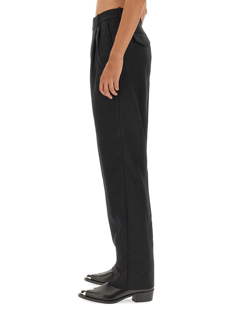 Alexander McQueen Wool Pants - Black