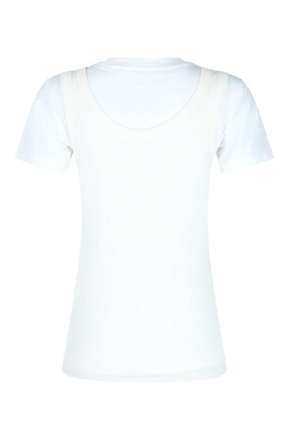 Acne Studios Layered T-Shirt Top - White