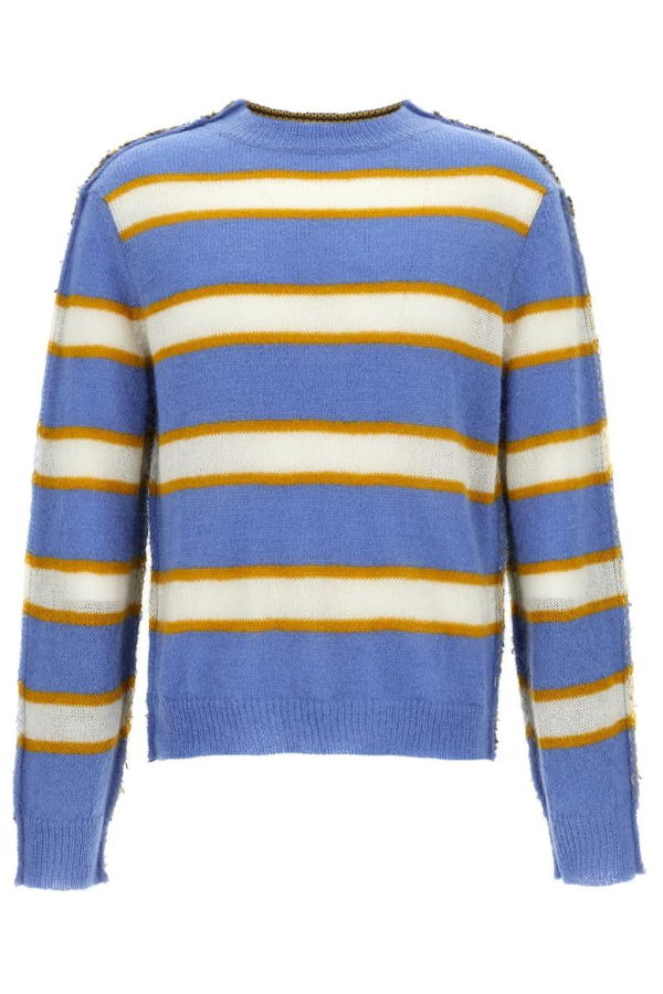 Marni Contrast Back Sweater Sweater - Blue Lilac