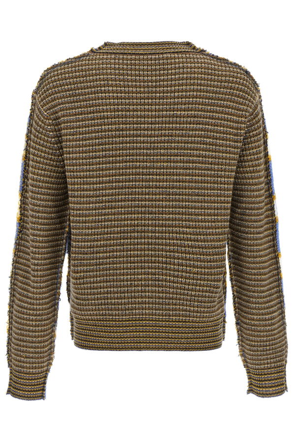 Marni Contrast Back Sweater Sweater - Blue Lilac