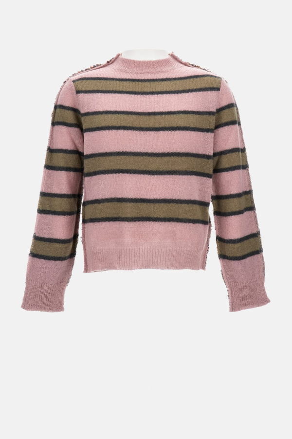 Marni Pink Mohair Blend Sweater