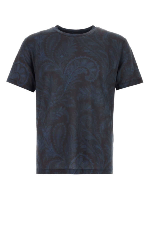 Etro Embroidered Lyocell T-Shirt