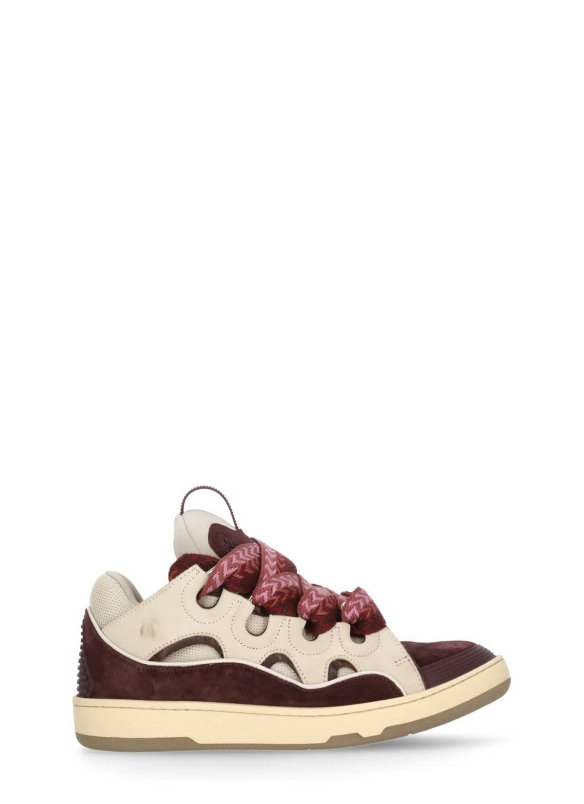 Lanvin Curb Sneakers - Beige - Image 1 of 5