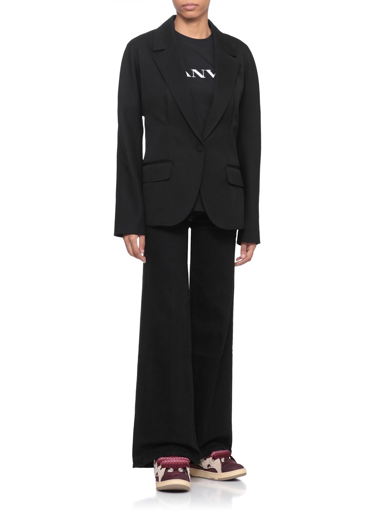 Lanvin Curb Sneakers - Beige - Image 2 of 5