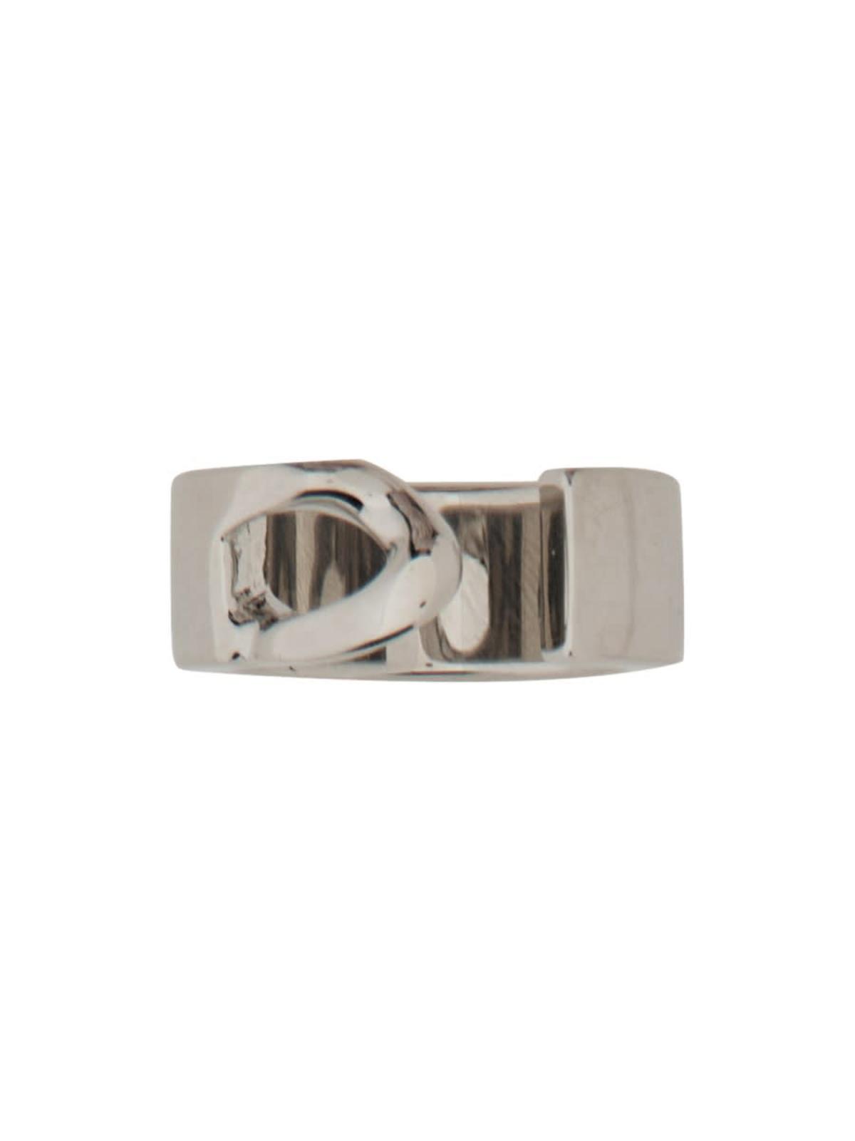 MM6 Maison Margiela Minimal Numeric Band Ring - Silver - Image 2 of 2