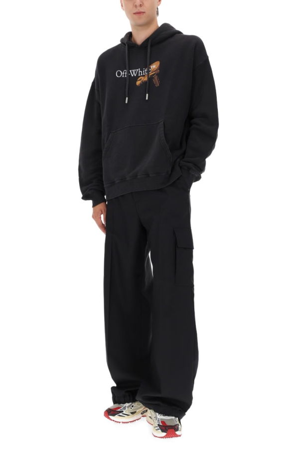 Off-White Sweatshirt With Logo - Black