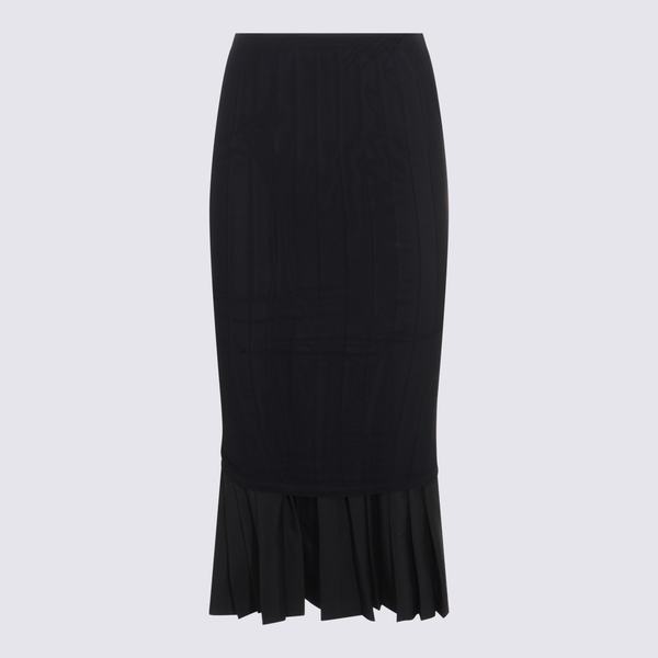 MM6 Maison Margiela Wool Skirt - Black