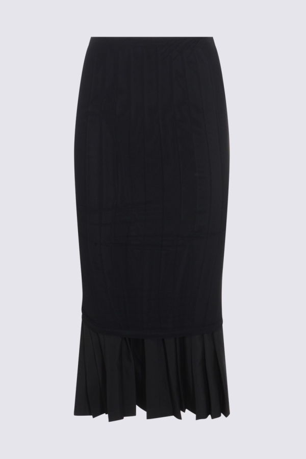 MM6 Maison Margiela Wool Skirt - Black