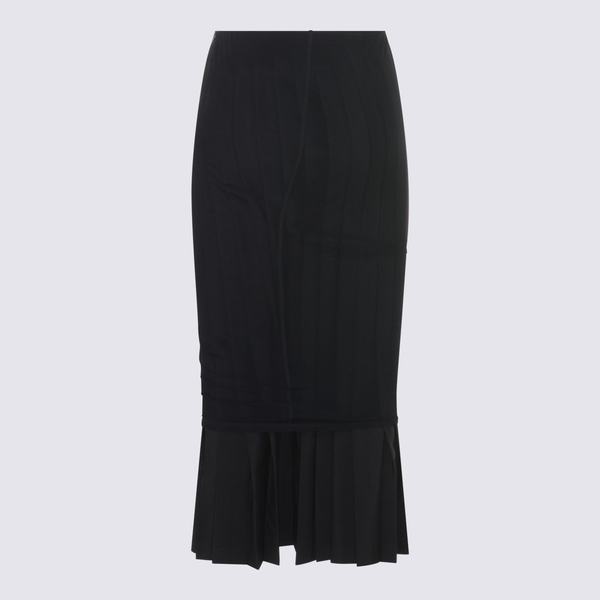 MM6 Maison Margiela Wool Skirt - Black