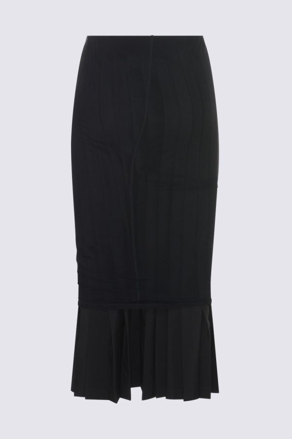 MM6 Maison Margiela Wool Skirt - Black
