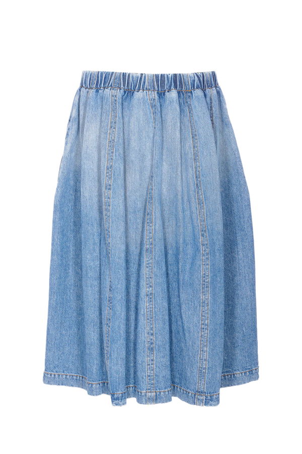 Marni Midi Denim Skirt - Blue
