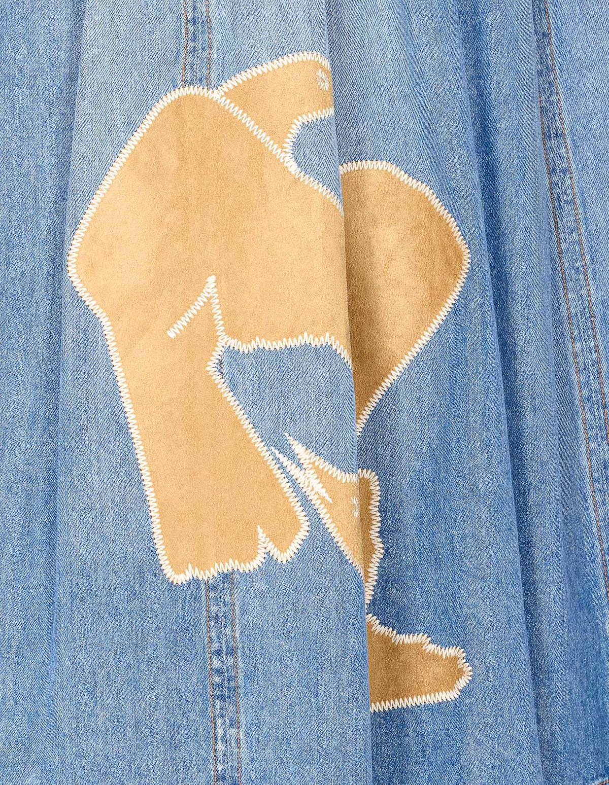 Marni Midi Denim Skirt - Blue - Image 3 of 4