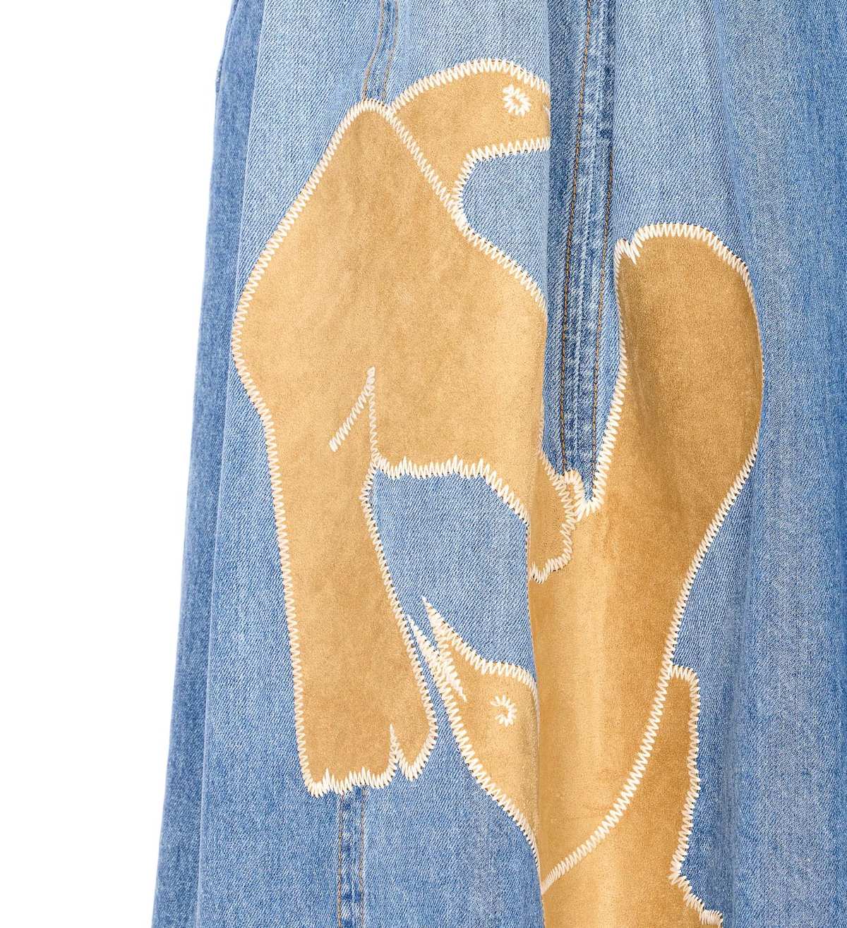 Marni Midi Denim Skirt - Blue - Image 4 of 4