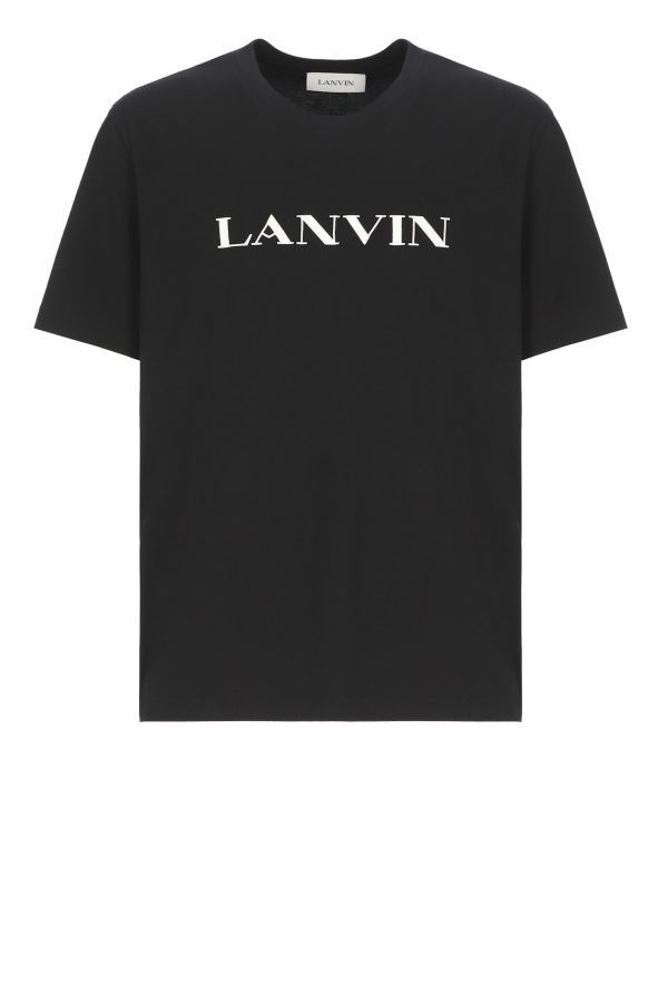 Lanvin Black Cotton T-Shirt