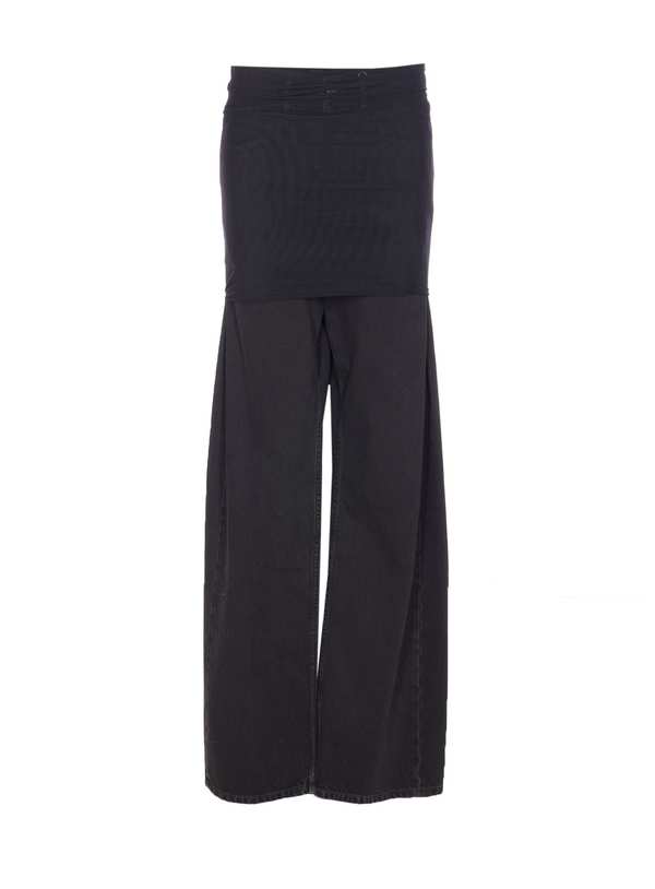 MM6 Maison Margiela Overlay Jeans - Black