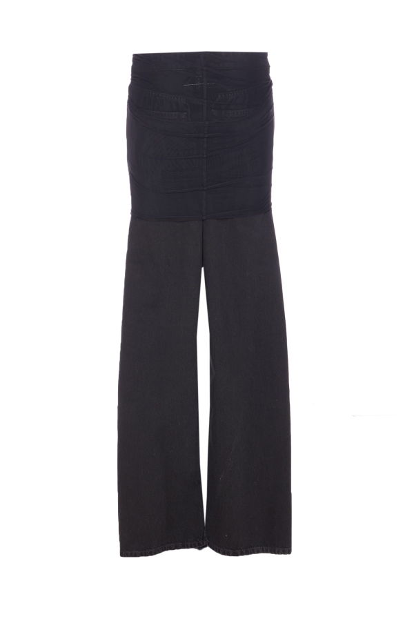 MM6 Maison Margiela Overlay Jeans - Black