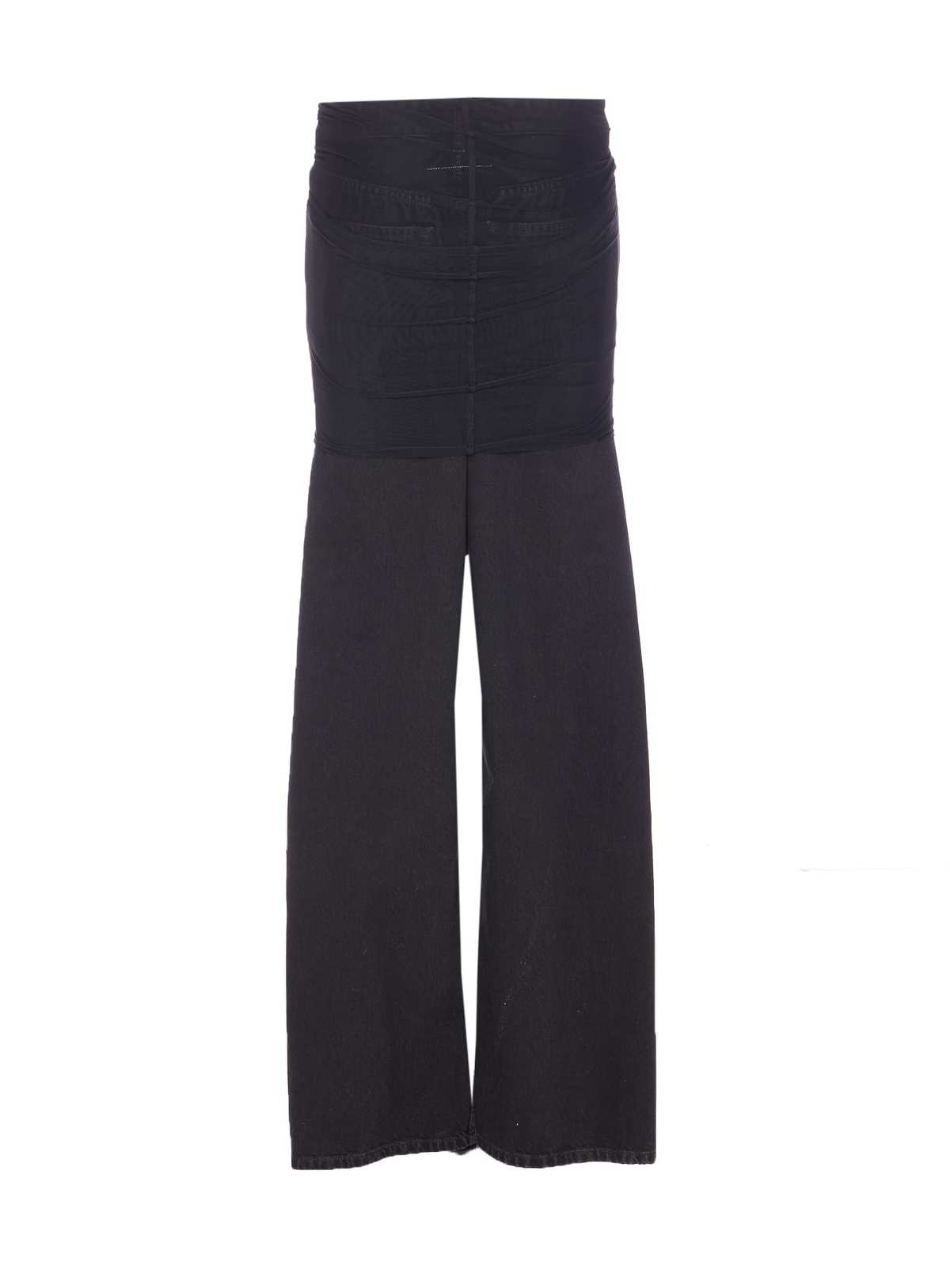 MM6 Maison Margiela Overlay Jeans - Black - Image 2 of 4