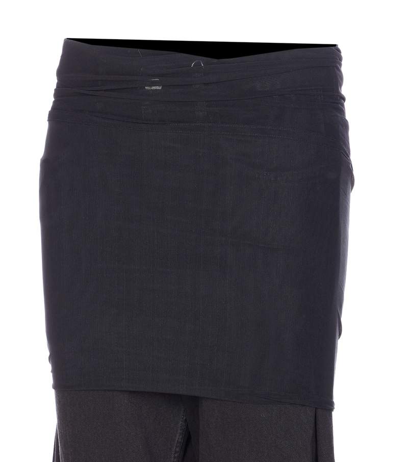 MM6 Maison Margiela Overlay Jeans - Black