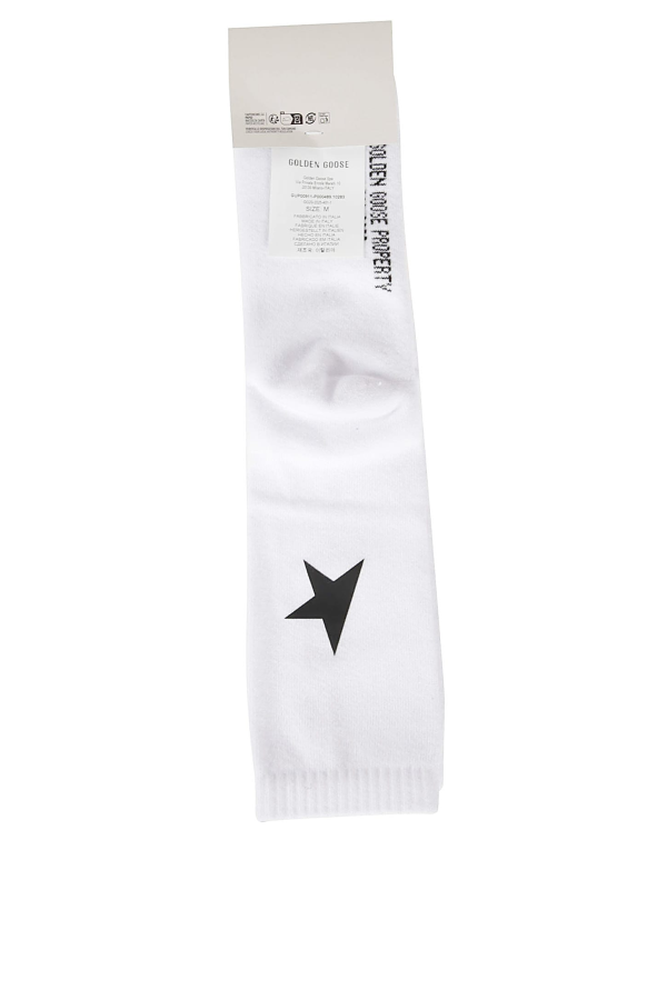 Golden Goose Ribbed Ankle Socks - White