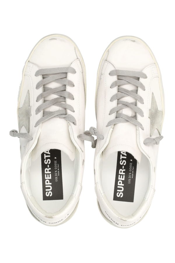 Golden Goose Super-Star Bio White Sneakers - White/Ice