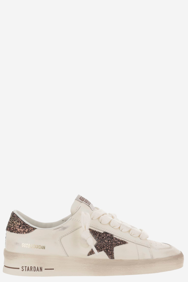 Golden Goose Stardan Leather Sneakers - Red