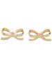 Self-Portrait Earrings With Bow Earrings - Gold - Thumbnail 2