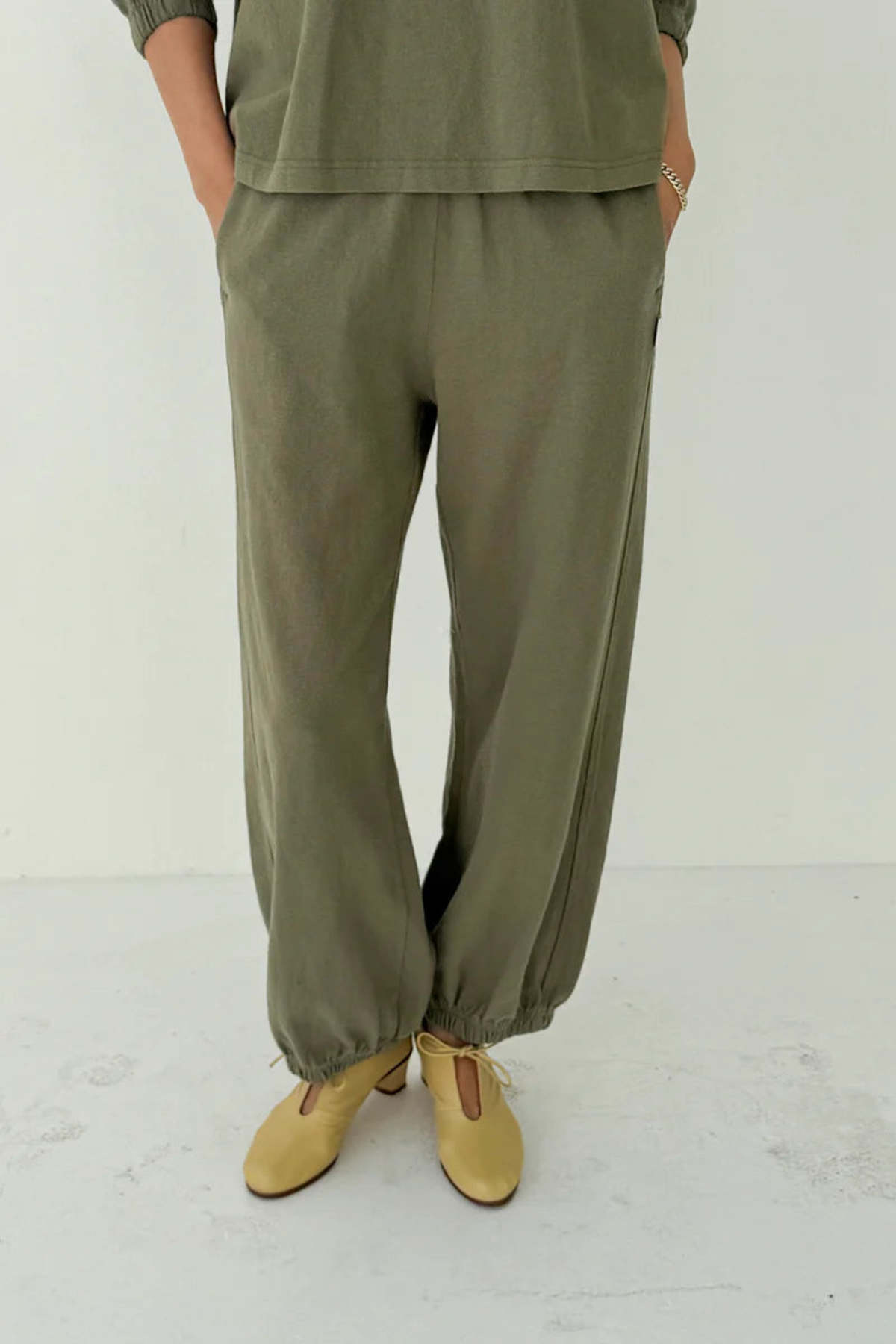 Le Bon Shoppe Balloon Pants - Herb - Image 1 of 3