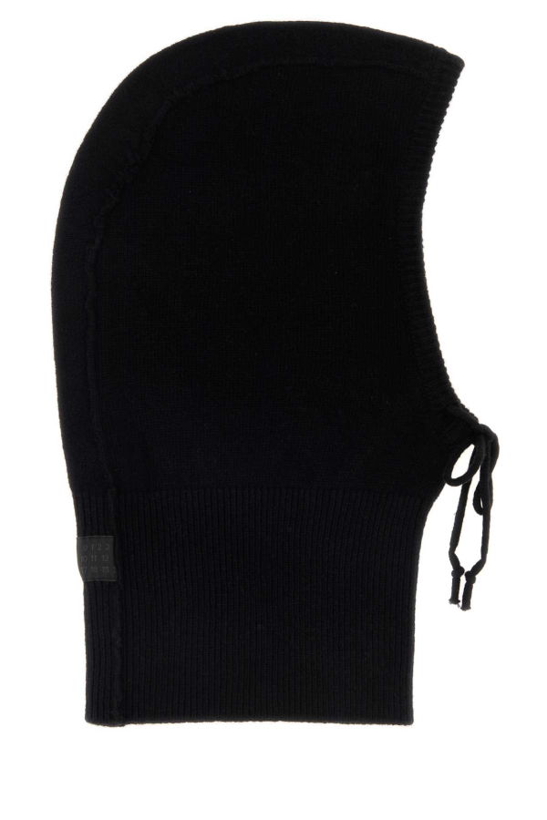 MM6 Maison Margiela Wool Blend Balaclava - Black