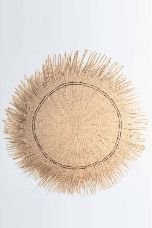 Mbare Sun Circle Wall Decor - Natural