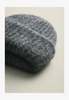 Wol Hide Alpaca Blend Beanie - Dark Gray - Thumbnail 3