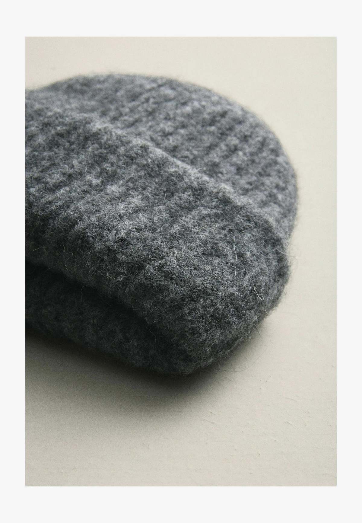 Wol Hide Alpaca Blend Beanie - Dark Gray - Image 3 of 3