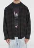 Balenciaga Layered Flannel Shirt - Black - Thumbnail 1
