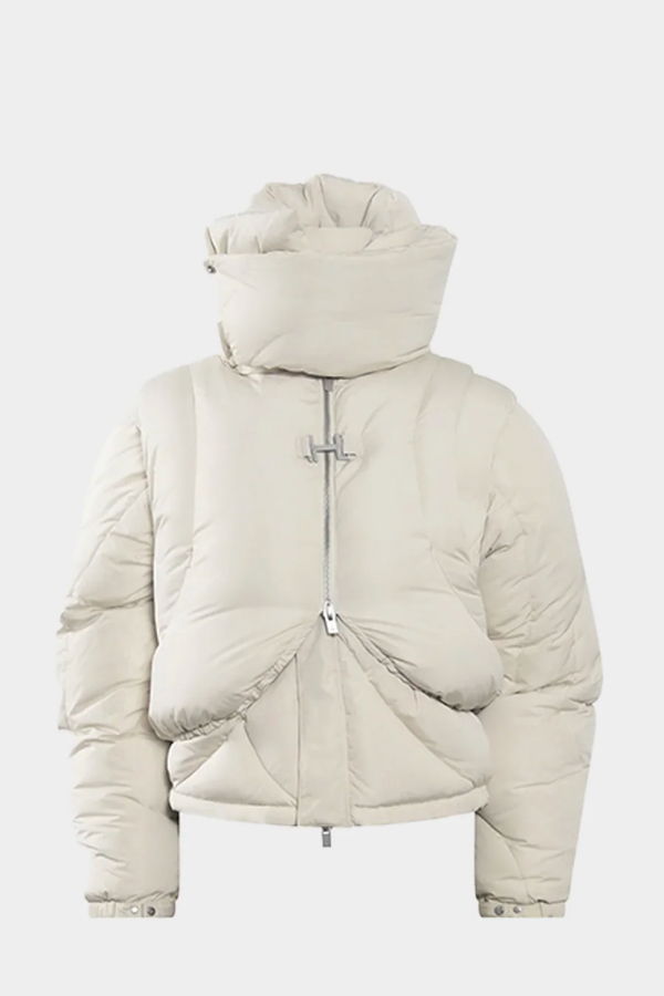 Heliot Emil Collectivist Down Jacket - Stone