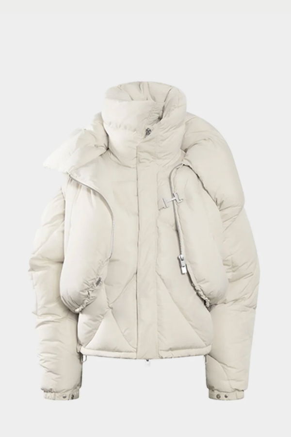 Heliot Emil Collectivist Down Jacket - Stone