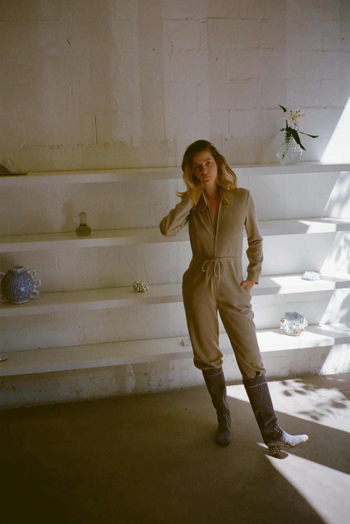 Maryam Nassir Zadeh Kiki Boots - Stone - Image 4 of 4