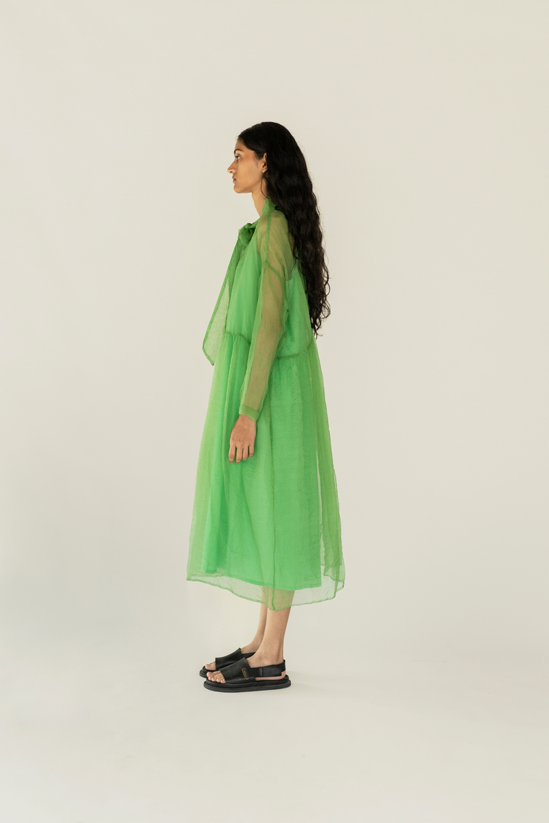 Runaway Bicycle Aouli Dress - Light Green