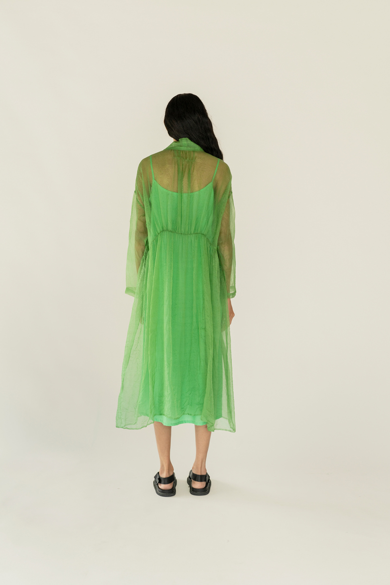 Runaway Bicycle Aouli Dress - Light Green
